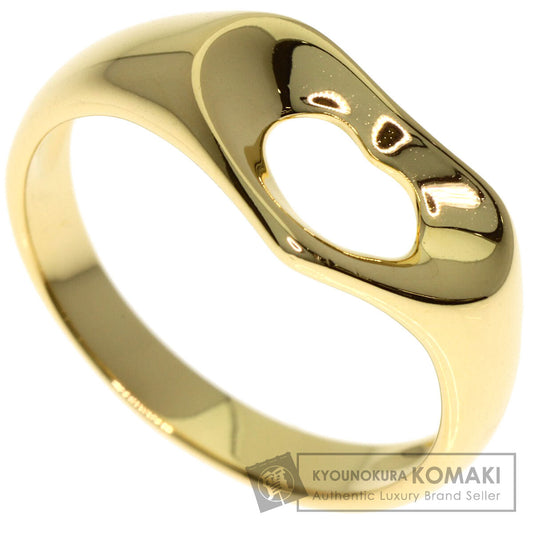 TIFFANY&Co. Open heart Ring K18 Yellow Gold Ladies [Used]