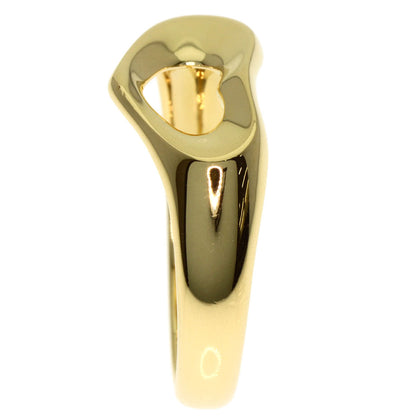 TIFFANY&Co. Open heart Ring K18 Yellow Gold Ladies [Used]