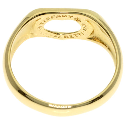 TIFFANY&Co. Open heart Ring K18 Yellow Gold Ladies [Used]
