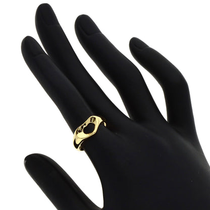 TIFFANY&Co. Open heart Ring K18 Yellow Gold Ladies [Used]