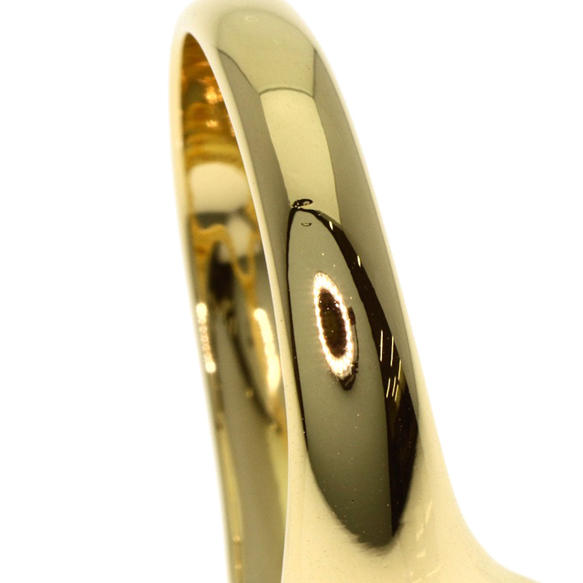 TIFFANY&Co. Open heart Ring K18 Yellow Gold Ladies [Used]