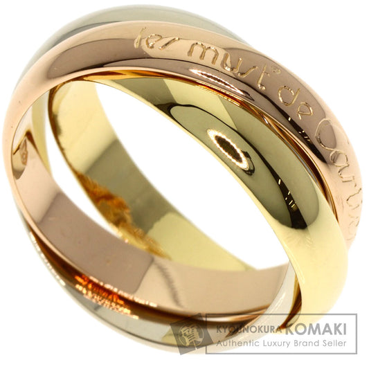 CARTIER Trinity #49 Ring K18 Yellow Gold 18K Pink GoldLadies [Used]