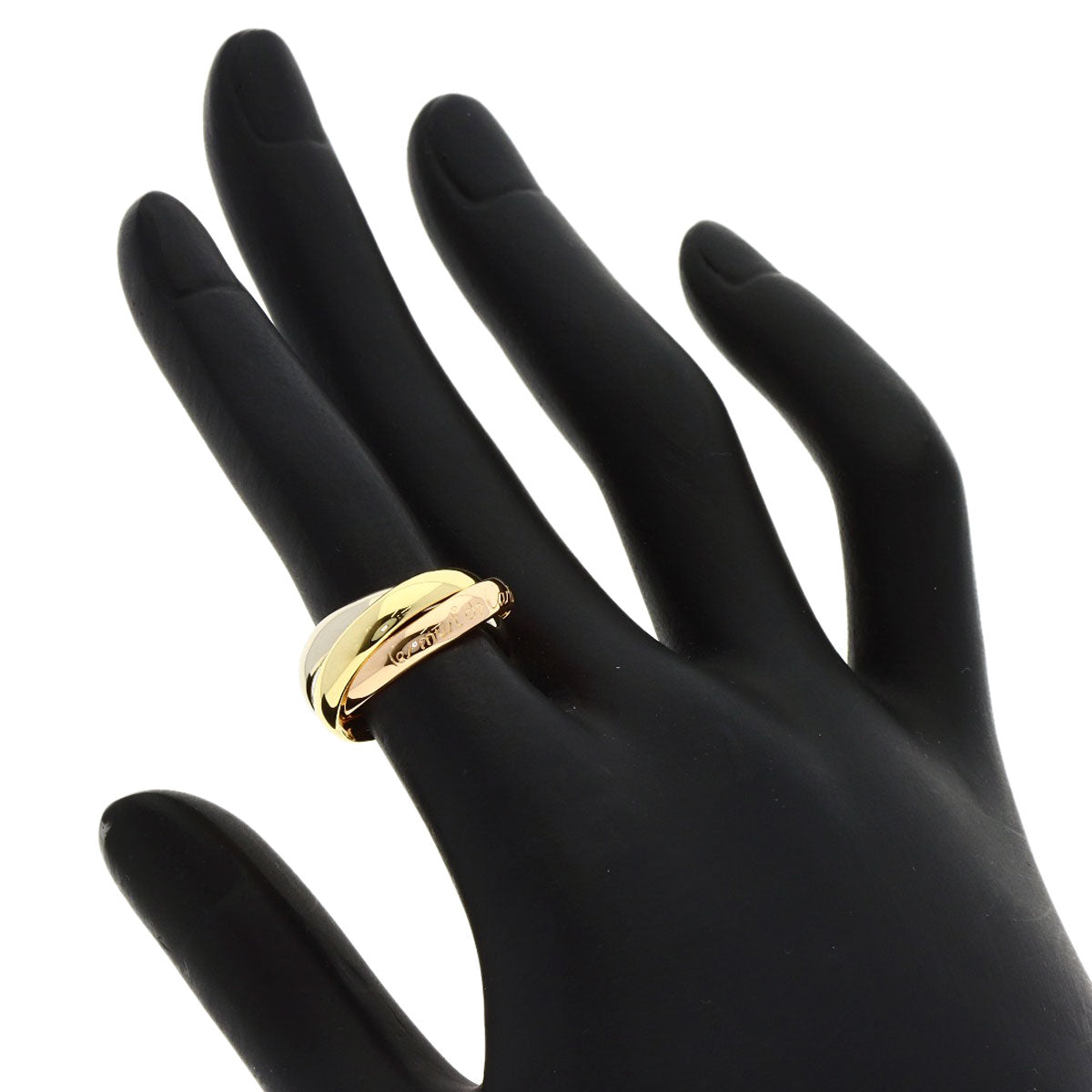 CARTIER Trinity #49 Ring K18 Yellow Gold 18K Pink GoldLadies [Used]