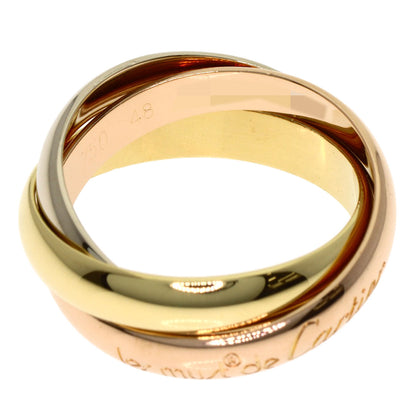 CARTIER Trinity #48 Ring K18 Yellow Gold 18K Pink GoldLadies [Used]