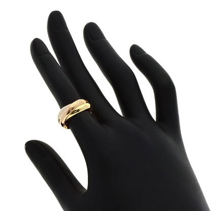 CARTIER Trinity #48 Ring K18 Yellow Gold 18K Pink GoldLadies [Used]