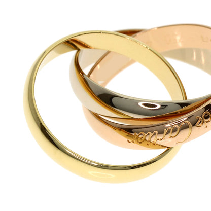 CARTIER Trinity #48 Ring K18 Yellow Gold 18K Pink GoldLadies [Used]