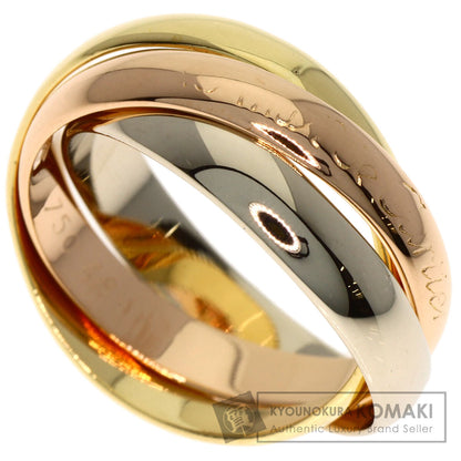 CARTIER Trinity #48 Ring K18 Yellow Gold 18K Pink GoldLadies [Used]