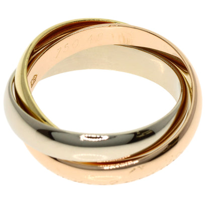 CARTIER Trinity #48 Ring K18 Yellow Gold 18K Pink GoldLadies [Used]