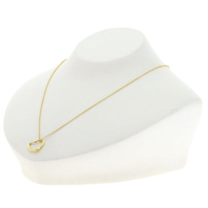TIFFANY&Co. Open heart Necklace K18 Yellow Gold Ladies [Used]
