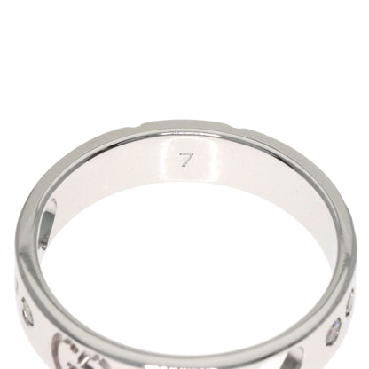 GUCCI Icon Amor Diamond #4 Ring K18 White Gold Ladies [Used]