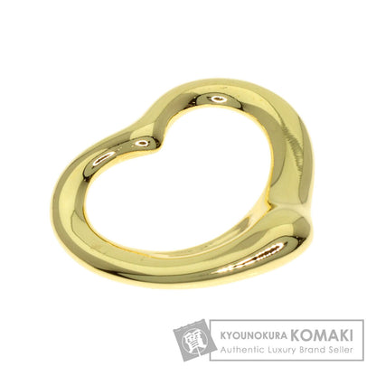 TIFFANY&Co. Open heart Pendant top K18 Yellow Gold Ladies [Used]
