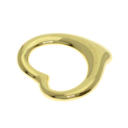 TIFFANY&Co. Open heart Pendant top K18 Yellow Gold Ladies [Used]