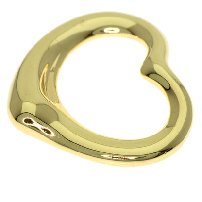 TIFFANY&Co. Open heart Pendant top K18 Yellow Gold Ladies [Used]