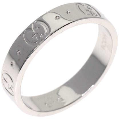 GUCCI Icon # 11 Ring K18 White Gold Ladies [Used]