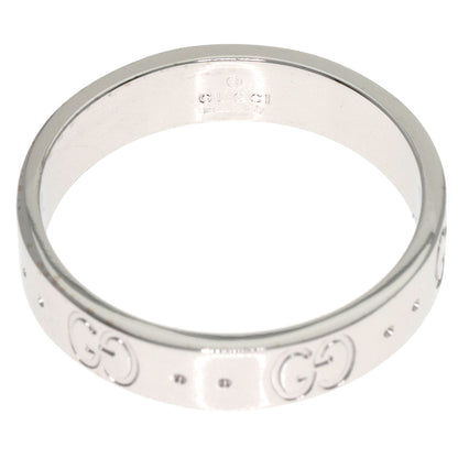 GUCCI Icon # 11 Ring K18 White Gold Ladies [Used]
