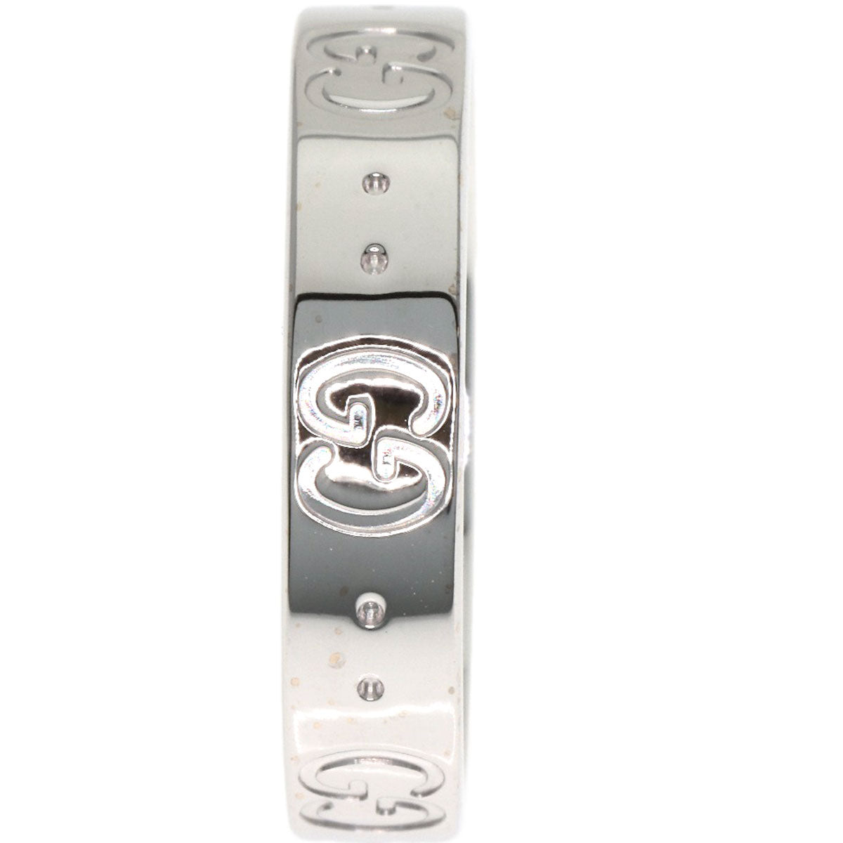 GUCCI Icon # 11 Ring K18 White Gold Ladies [Used]