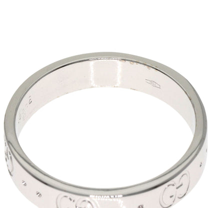 GUCCI Icon # 11 Ring K18 White Gold Ladies [Used]
