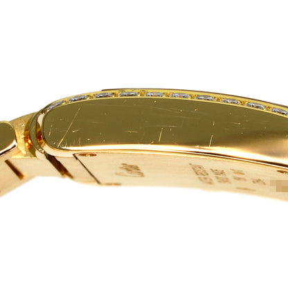 CARTIER Tank Française SM Genuine Full Diamond Watches WE1001RD K18 Yellow Gold/18K Yellow Gold Ladies