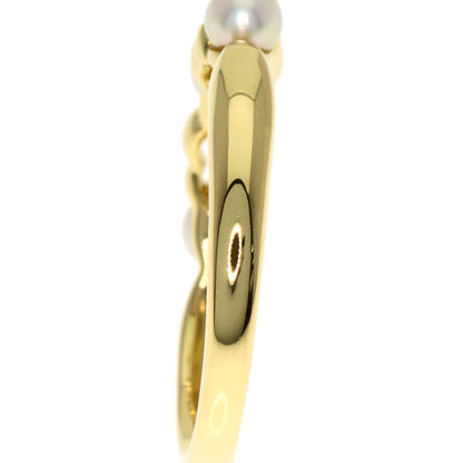 MIKIMOTO Perlita Pearl Pearl Ring K18 Yellow Gold Ladies [Used]