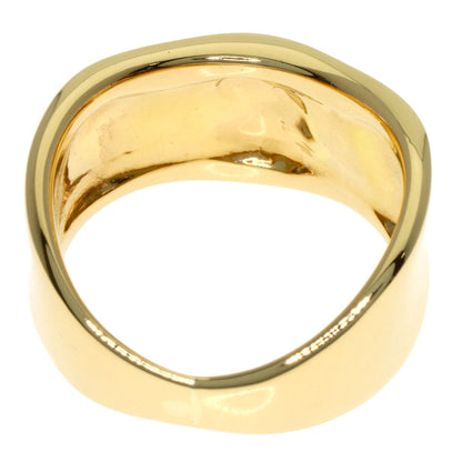 CELINE logo Ring K18 Yellow Gold Ladies [Used]