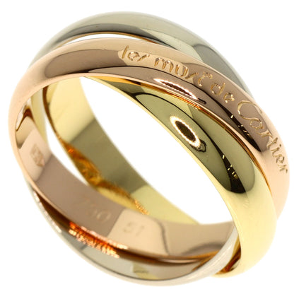 CARTIER Trinity #51 Ring K18 Yellow Gold 18K Pink GoldLadies [Used]