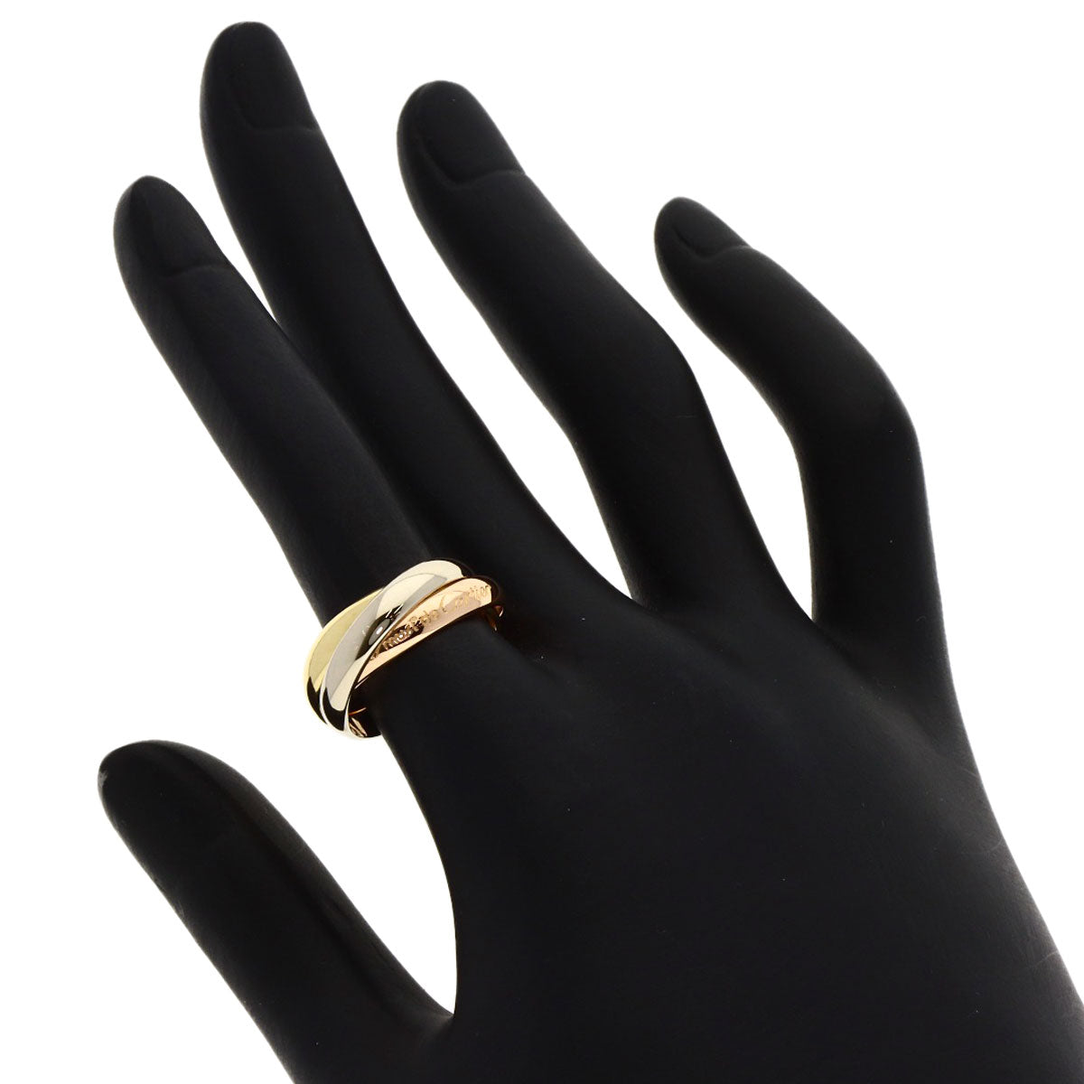 CARTIER Trinity #51 Ring K18 Yellow Gold 18K Pink GoldLadies [Used]