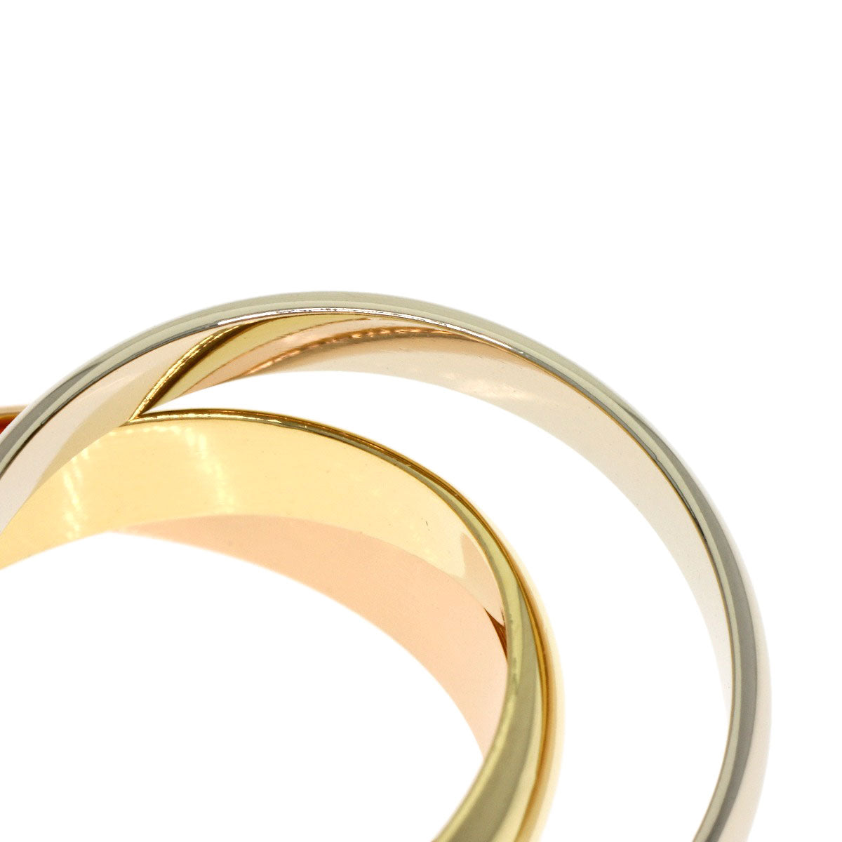 CARTIER Trinity #51 Ring K18 Yellow Gold 18K Pink GoldLadies [Used]