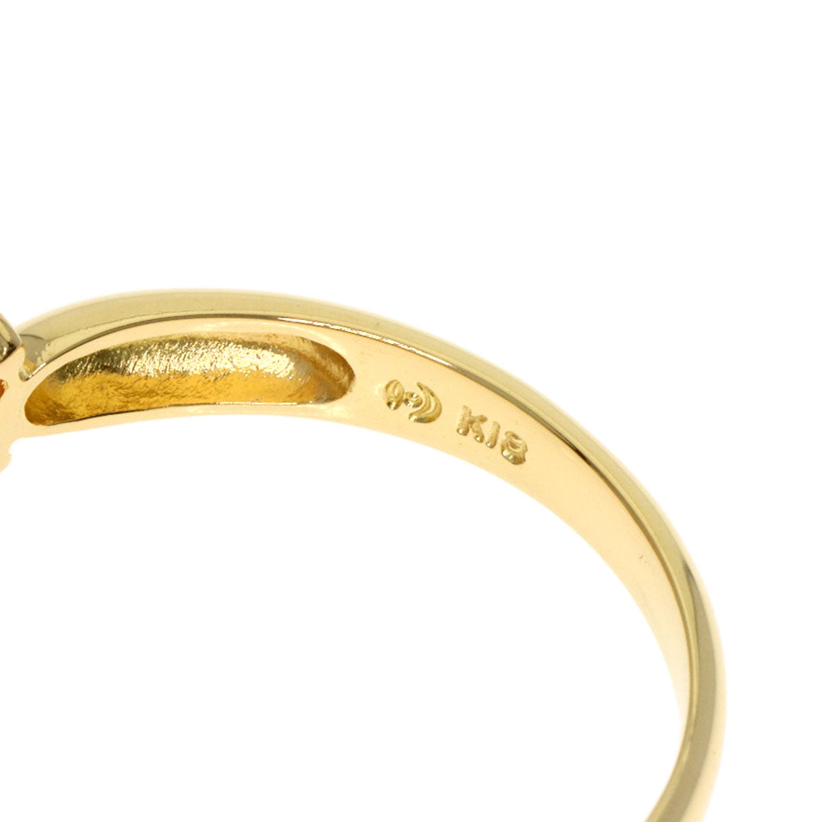 TASAKI Pearl Pearl Diamond Ring K18 Yellow Gold Ladies [Used]