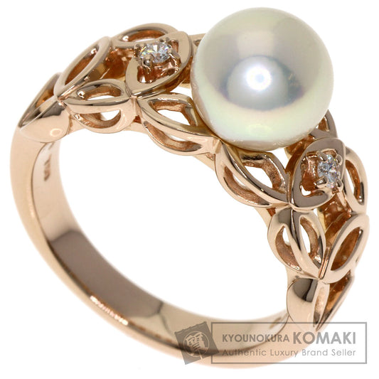 TASAKI Pearl Pearl Diamond Ring K18 Pink Gold Ladies [Used]