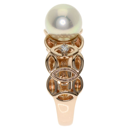 TASAKI Pearl Pearl Diamond Ring K18 Pink Gold Ladies [Used]