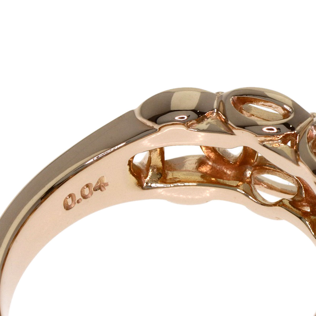 TASAKI Pearl Pearl Diamond Ring K18 Pink Gold Ladies [Used]