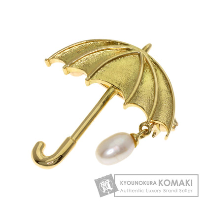 TASAKI Umbrella Pearl Pearl 2WAY Brooch Pendant top K18 Yellow Gold Ladies [Used]