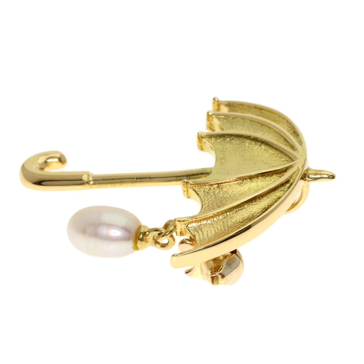 TASAKI Umbrella Pearl Pearl 2WAY Brooch Pendant top K18 Yellow Gold Ladies [Used]