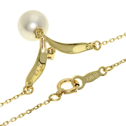 MIKIMOTO Pearl Pearl Necklace K18 Yellow Gold Ladies [Used]