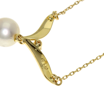 MIKIMOTO Pearl Pearl Necklace K18 Yellow Gold Ladies [Used]