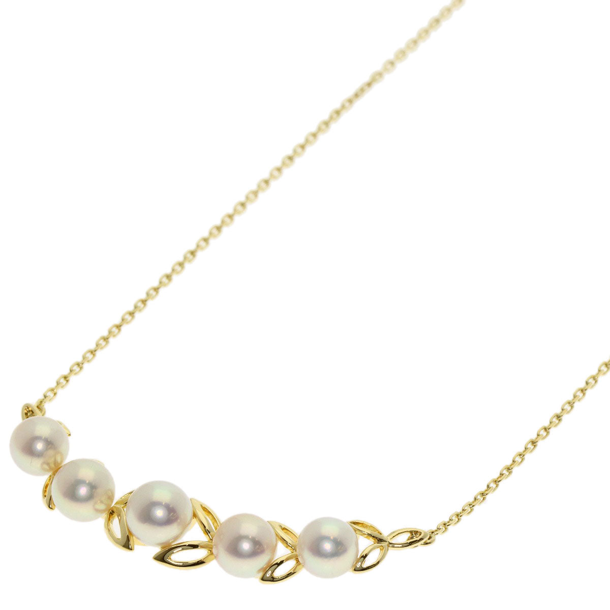 MIKIMOTO Reef Pearl Pearl Necklace K18 Yellow Gold Ladies [Used]