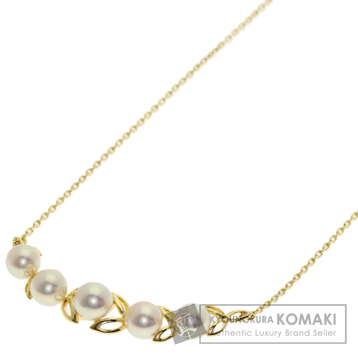 MIKIMOTO Reef Pearl Pearl Necklace K18 Yellow Gold Ladies [Used]