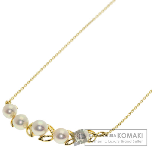 MIKIMOTO Reef Pearl Pearl Necklace K18 Yellow Gold Ladies [Used]