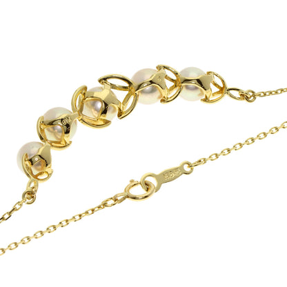MIKIMOTO Reef Pearl Pearl Necklace K18 Yellow Gold Ladies [Used]
