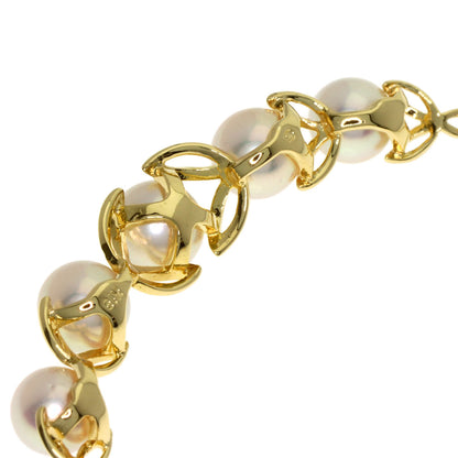 MIKIMOTO Reef Pearl Pearl Necklace K18 Yellow Gold Ladies [Used]