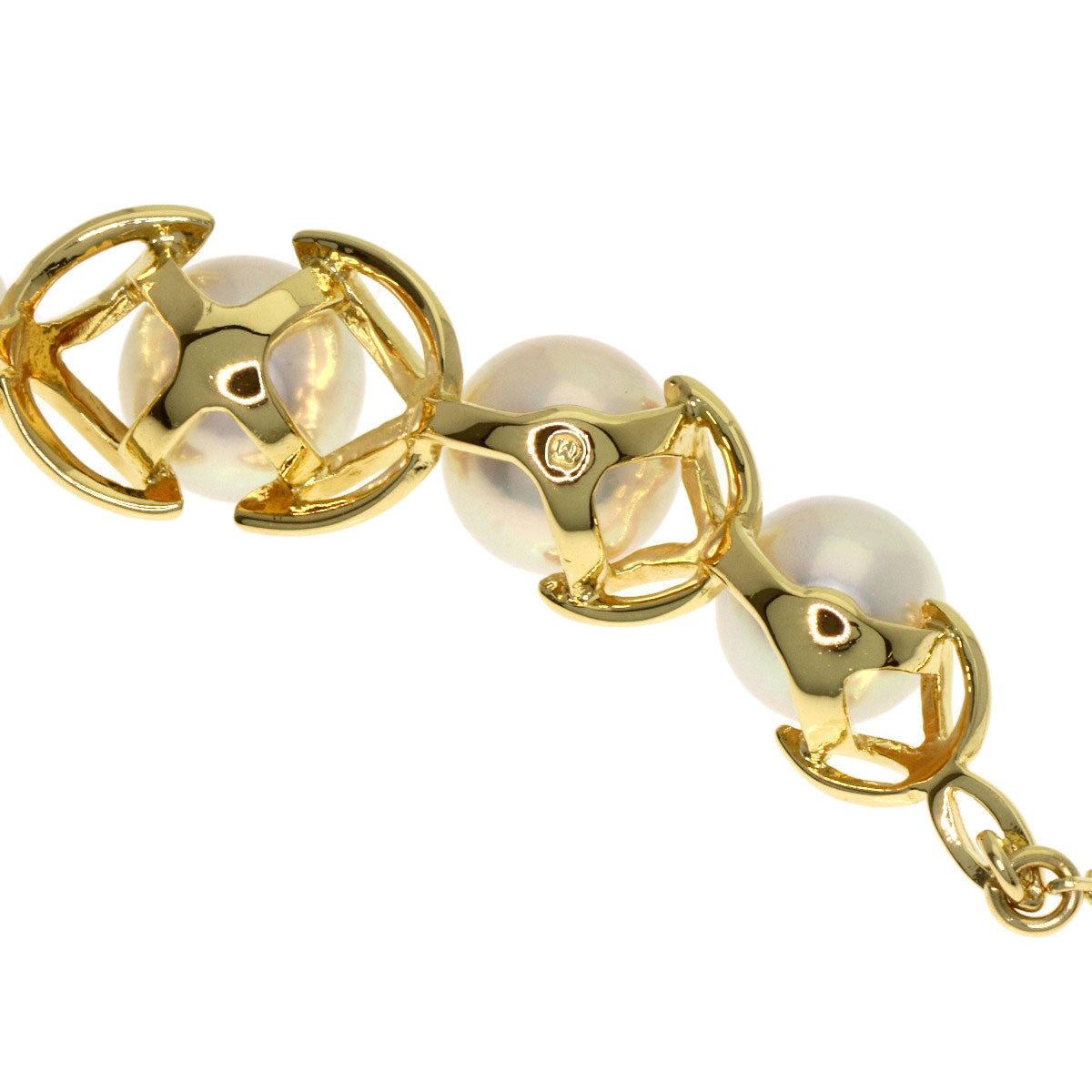 MIKIMOTO Reef Pearl Pearl Necklace K18 Yellow Gold Ladies [Used]