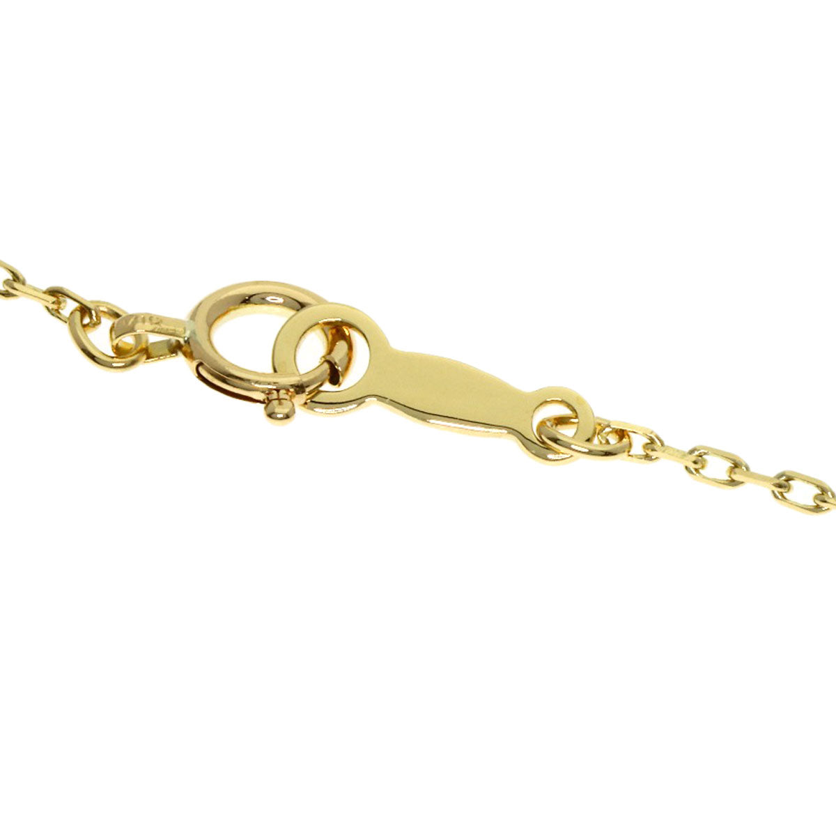 MIKIMOTO Bell motif Pearl Pearl Necklace K18 Yellow Gold Ladies [Used]
