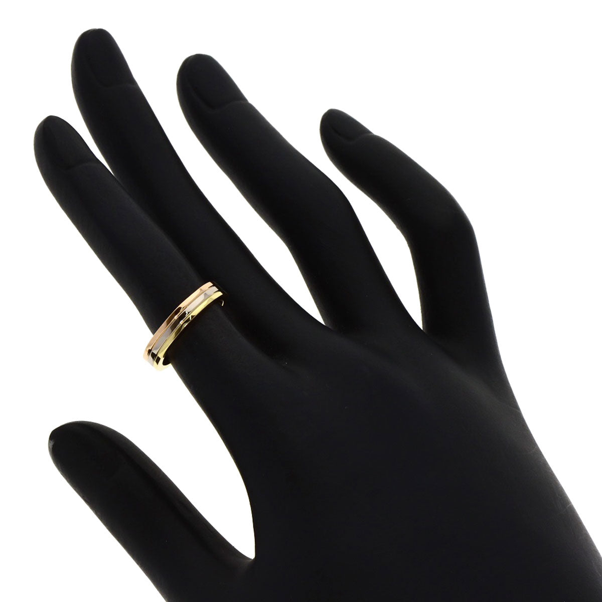 CARTIER Three colors # 47 Ring K18 Yellow Gold K18 White GoldLadies [Used]