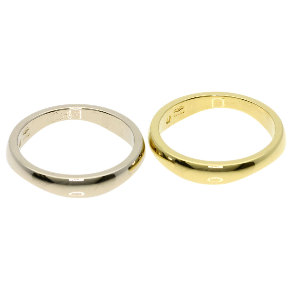 CARTIER Love Me #47 Ring K18 Yellow Gold 18WGLadies [Used]