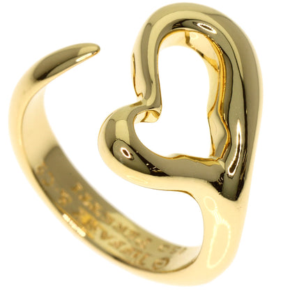 TIFFANY&Co. Open heart Ring K18 Yellow Gold Ladies [Used]