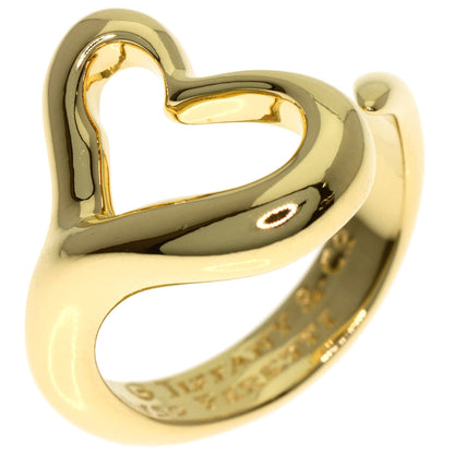 TIFFANY&Co. Open heart Ring K18 Yellow Gold Ladies [Used]
