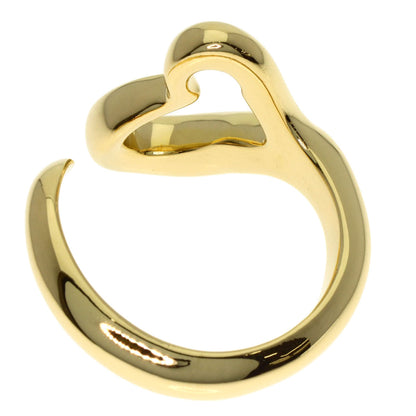 TIFFANY&Co. Open heart Ring K18 Yellow Gold Ladies [Used]