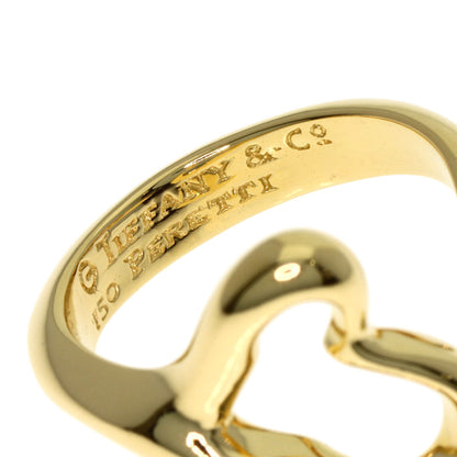 TIFFANY&Co. Open heart Ring K18 Yellow Gold Ladies [Used]