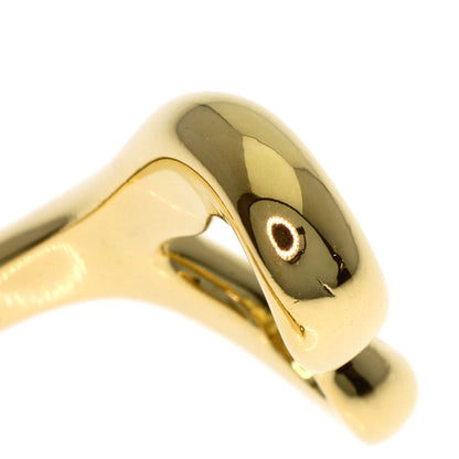 TIFFANY&Co. Open heart Ring K18 Yellow Gold Ladies [Used]