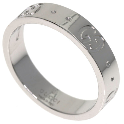 GUCCI Icon # 9 Ring K18 White Gold Ladies [Used]